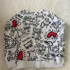 Keith Haring Long Sleeve Crewneck Sweater